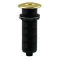Westbrass Replacement Disposal Air Switch Trim in Polished Brass ASB-B3-01